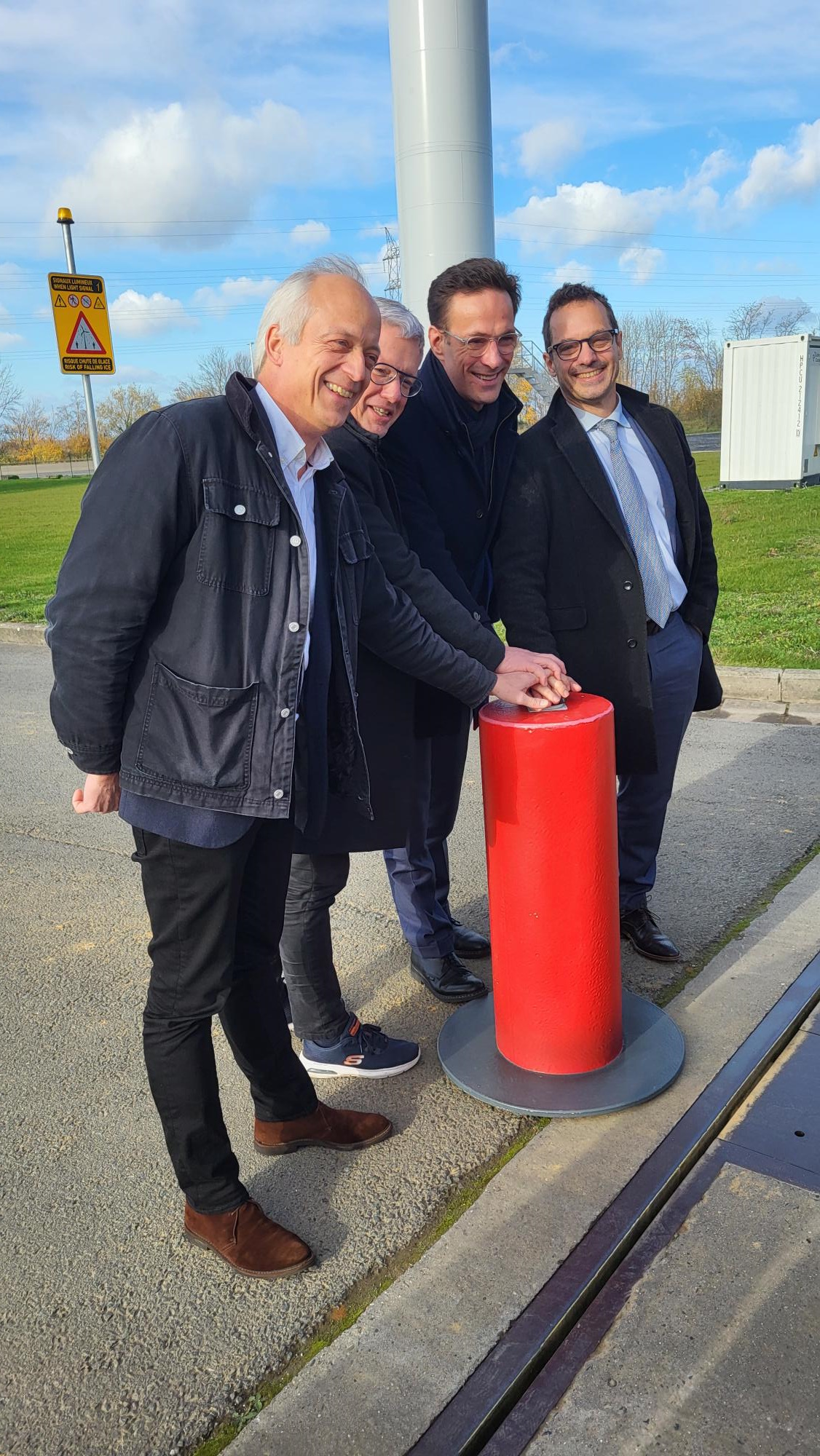 Inuaguration éolienne de Gaurain