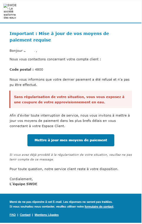 fraude mail