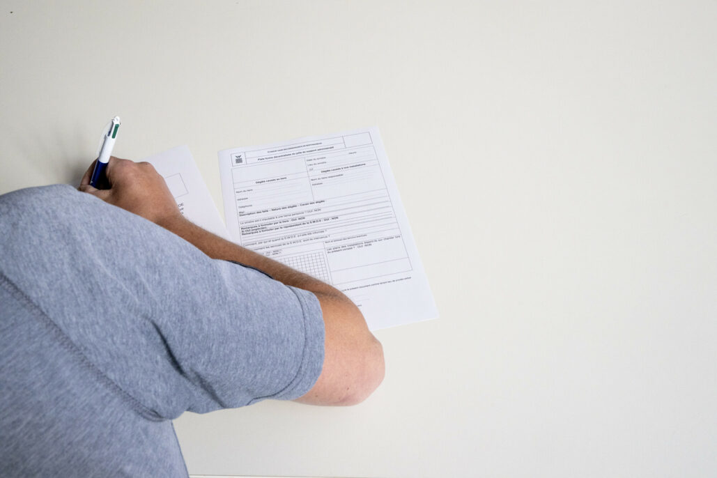 La candidat répond au questionnaire
