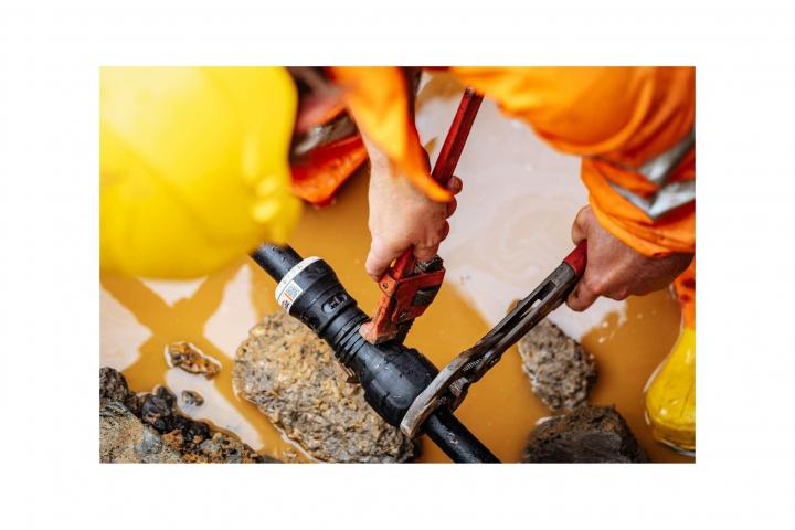 Fontainier en activité